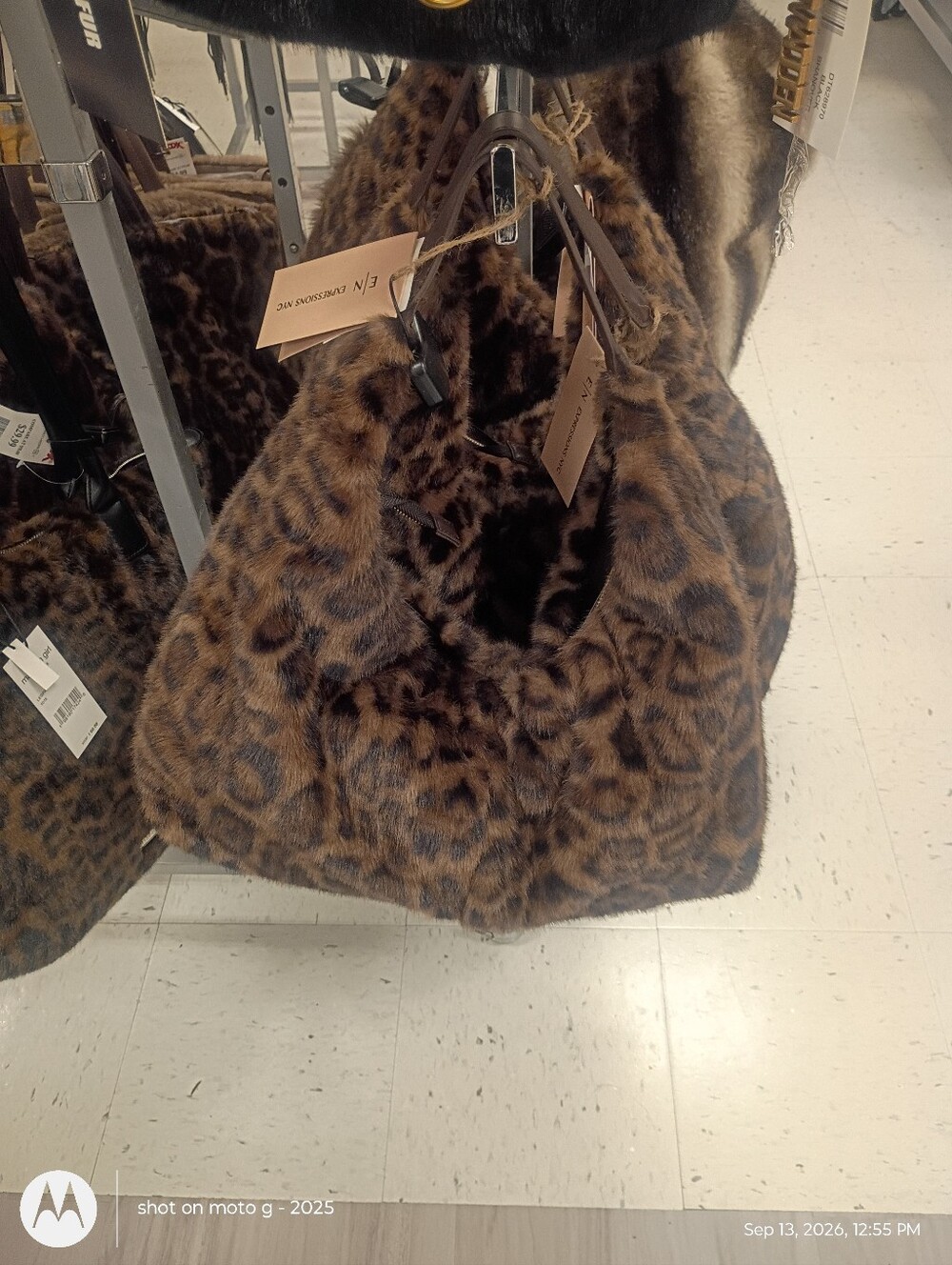🐆 Faux Fur Leopard Shoulder Bag🐆